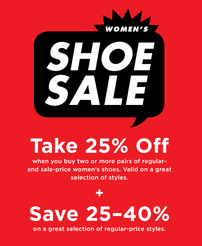 womans shoe sale