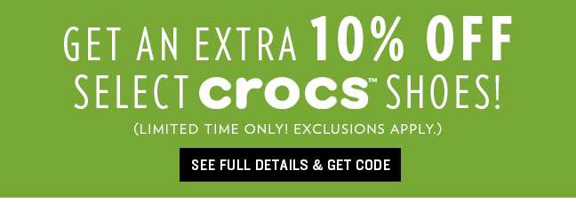 crocs 10 off code