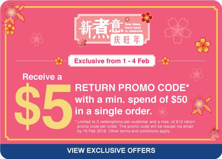 [fairprice] exclusive: receive a $5 return promo code for your