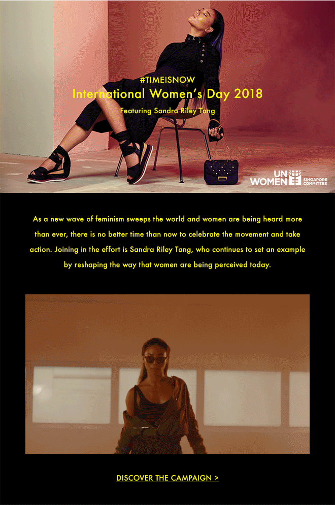 [charles & keith] #timeisnow | international womens day 2018