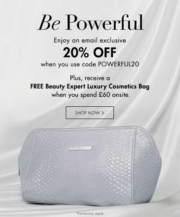 plus, receive a free beauty expert luxury cosmetics bag when