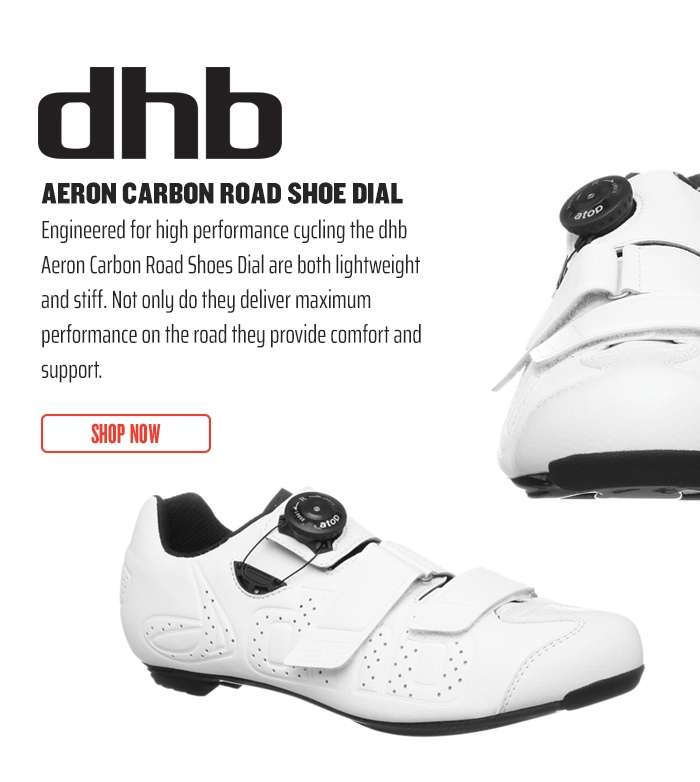 dhb aeron carbon road shoe dial