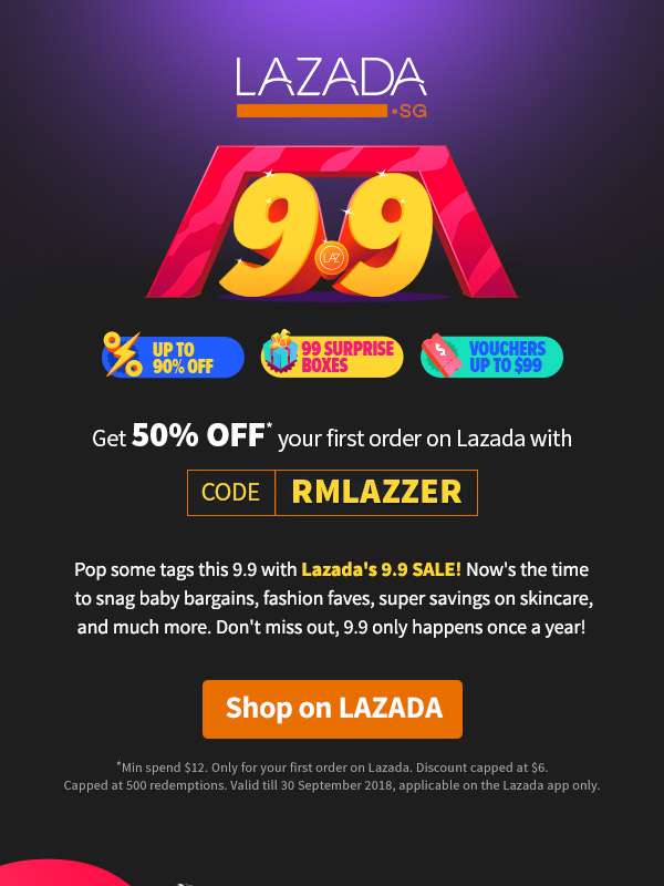 Redmart Super Savings With Lazada S 9 9 Sale Exclusive Coupons Within Bq Sg Bargainqueen