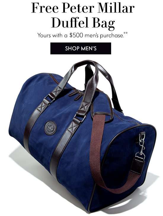 [neiman marcus] your gift: peter millar duffel bag