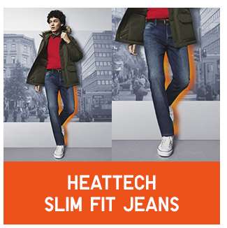 heattech slim fit jeans