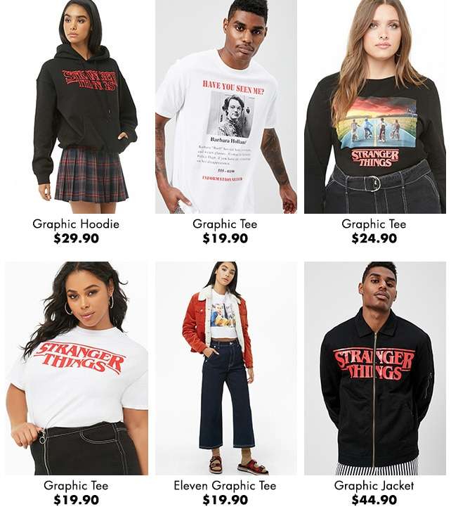 stranger things sweatshirt forever 21