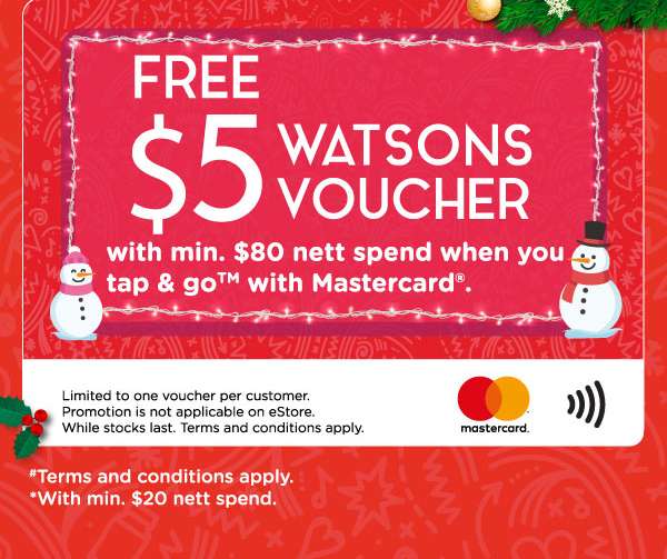 free $5 watsons voucher