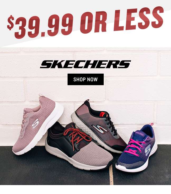 6pm] $39.99 or Less SKECHERS, Crocs 