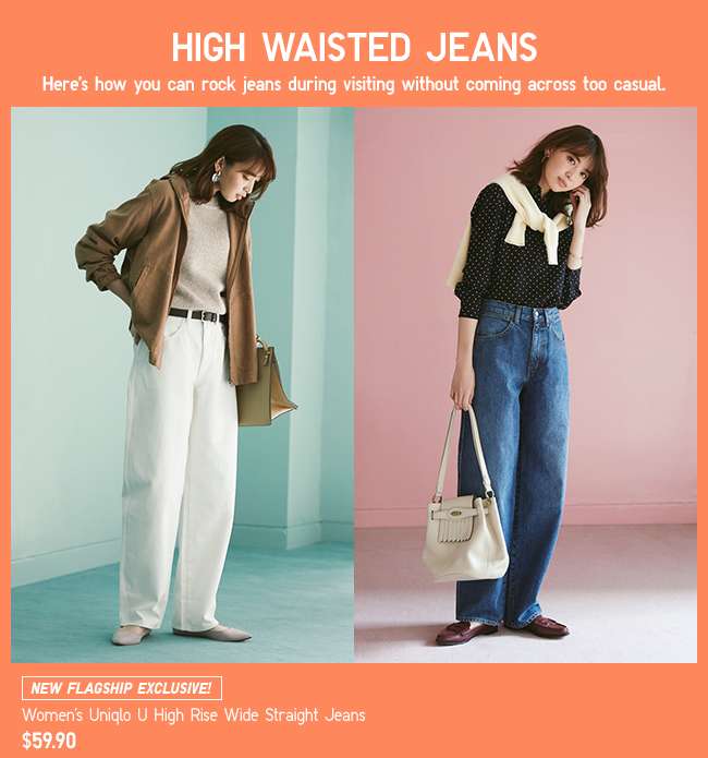 uniqlo u high rise jeans