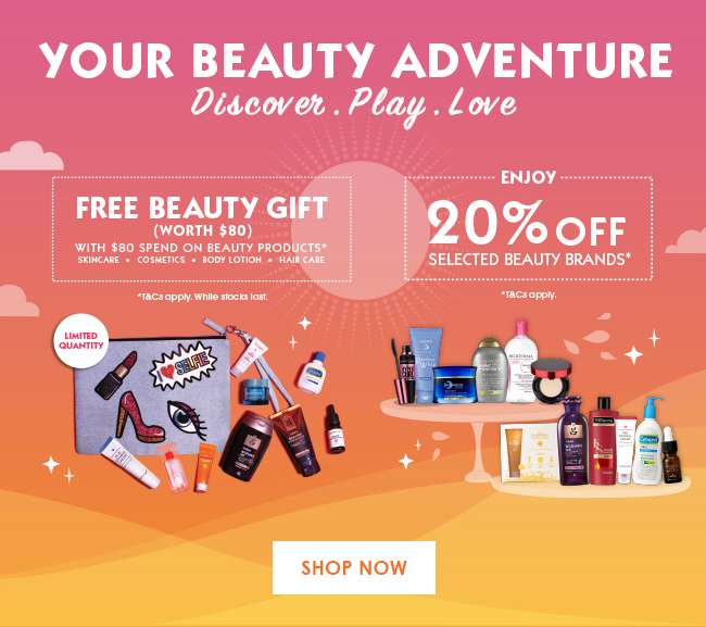 [guardian] 93 spend and receive a free beauty gift worth $80!